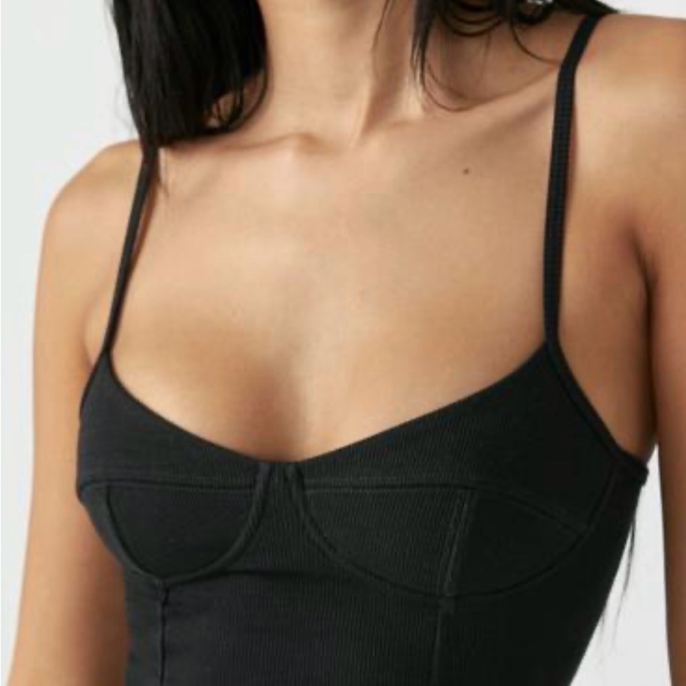 Joah Brown Bustier Cami - Black - Size S/M